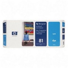 CAP IMPRIMARE & CLEANER DYE CYAN NR81 C4951A ORIGINAL HP DESIGNJET 5000