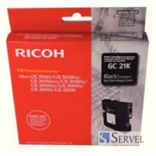 CARTUS GEL BLACK GC-21K 405532 -1500pg ORIGINAL RICOH GX3000